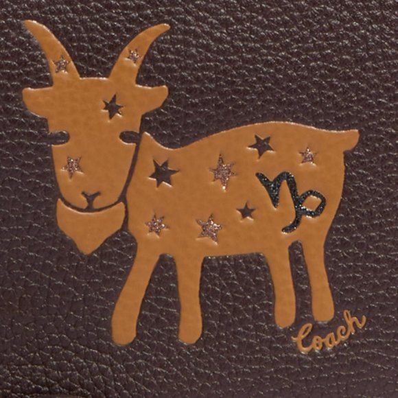 Coach Zodiac Capricorn Corner Zip Wristlet 🎉Host Pick🎉 - Picture 2 of 4